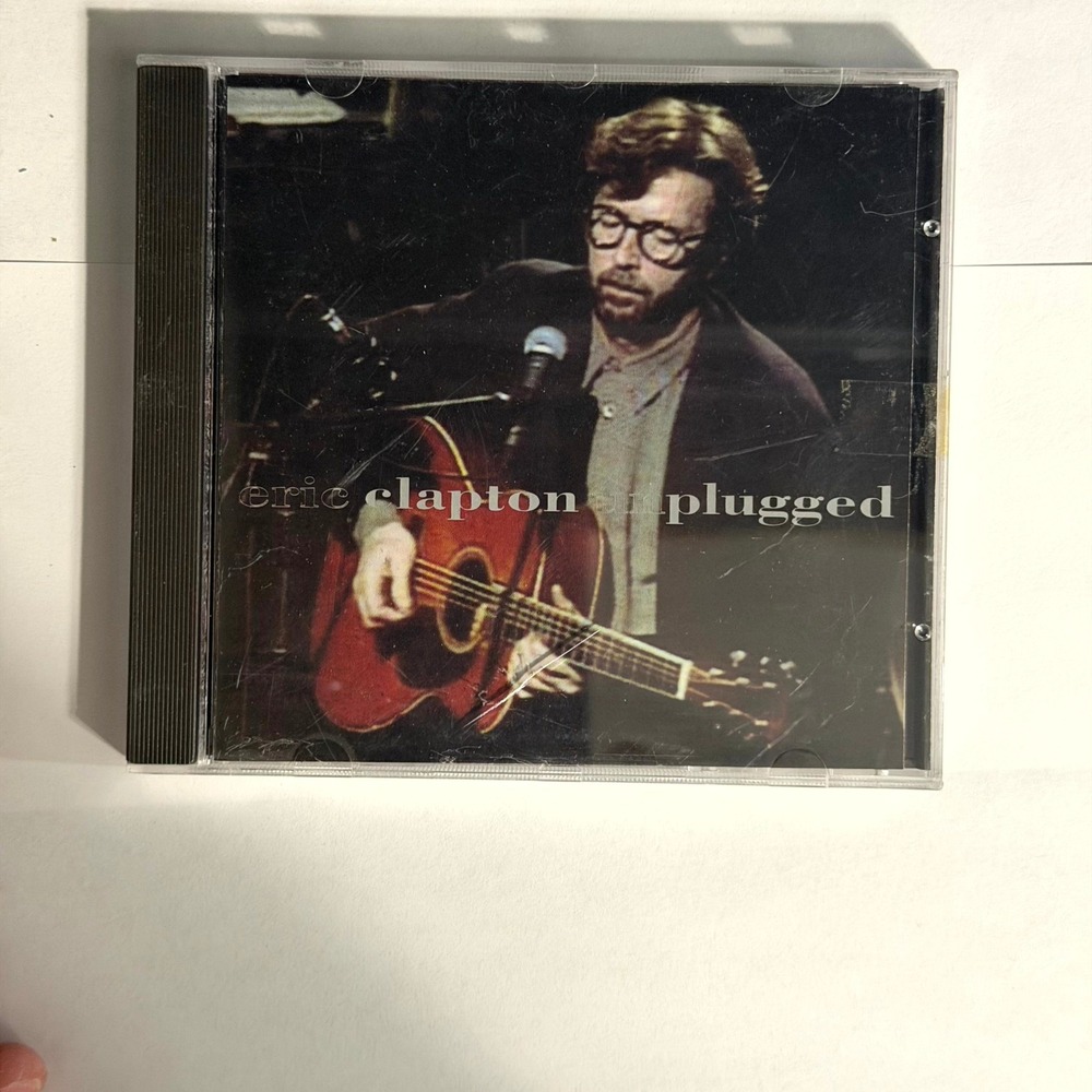 Eric Clapton Unplugged CD 1992 Reprise Records Live Acoustic Blues Rock 945024-2